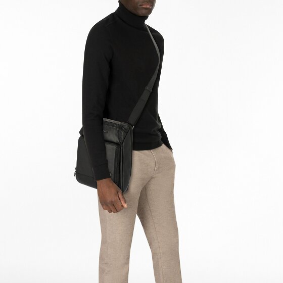 Piquadro Philip Umhängetasche Leder 27 cm