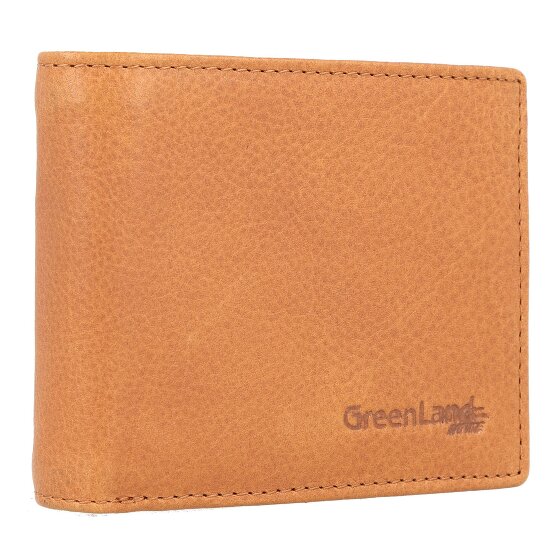 Greenland Nature GreenLand NATURE Geldbörse RFID Schutz Leder 12 cm