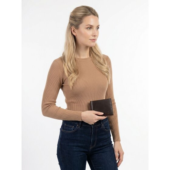 oxmox Leather Geldbörse RFID Schutz Leder 10 cm