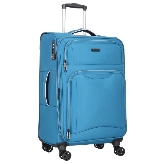 d&n Travel Line 9204 4 Rollen Trolley M 66 cm mit Dehnfalte