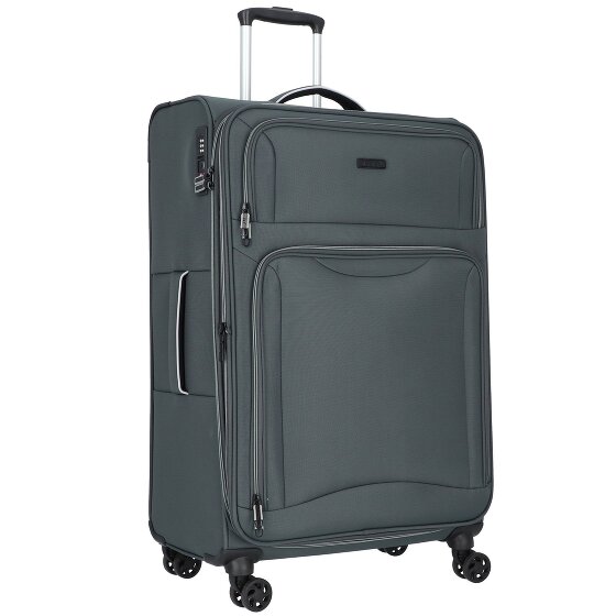 d&n Travel Line 9204 4 Rollen Trolley L 76 cm mit Dehnfalte