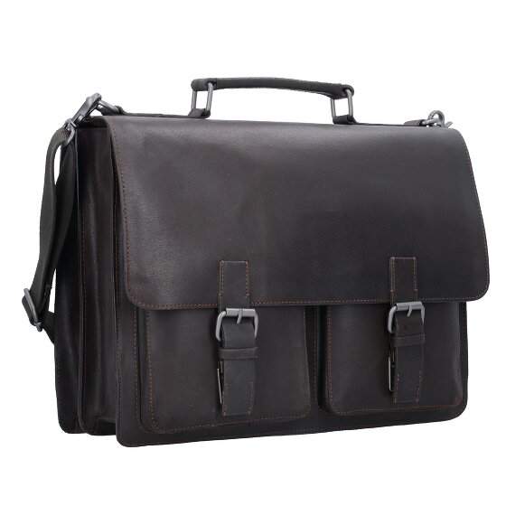 Leonhard Heyden Dakota Aktentasche Leder 40 cm Laptopfach