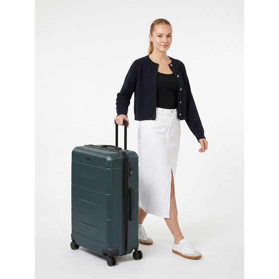 Police London 4 Rollen Trolley 74 cm mit Dehnfalte