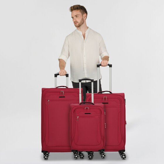 Cocoono Monterrey 4 Rollen Kofferset 3-teilig mit Dehnfalte