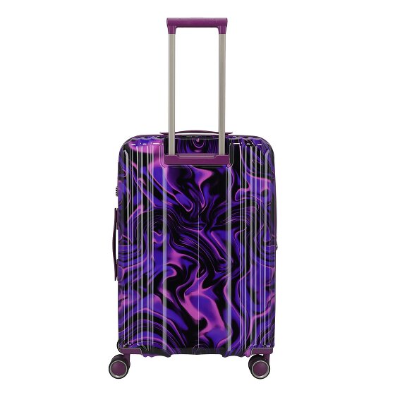 Travelite Lascana Edition 4 Rollen Trolley M 65 cm mit Dehnfalte