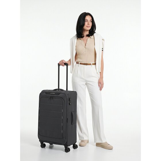 Travelite Skaii 4 Rollen Trolley L 78 cm mit Dehnfalte