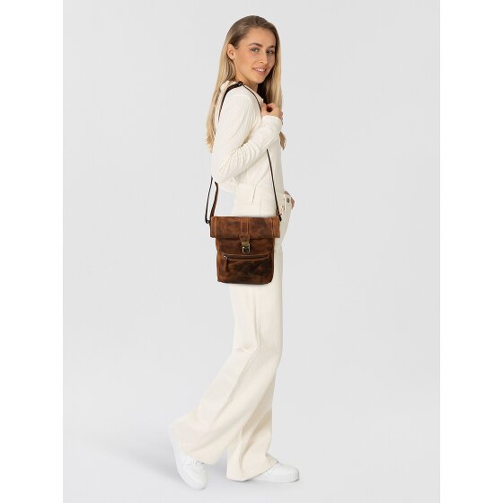 Greenburry Vintage Umhängetasche Leder 27 cm