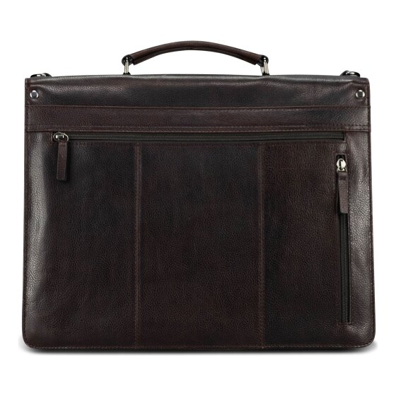 Jost London Aktentasche Leder 40 cm Laptopfach