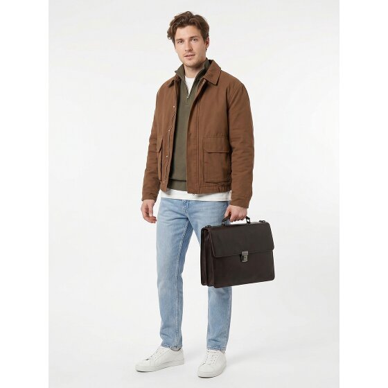 Jost London Aktentasche Leder 40 cm Laptopfach