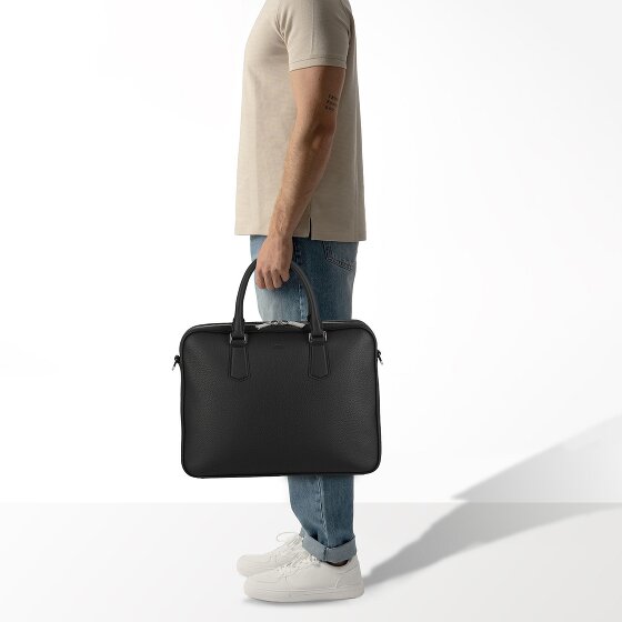 Boss New Crosstown Aktentasche Leder 38 cm Laptopfach