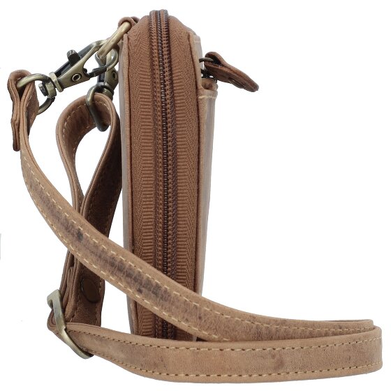 Greenburry Vintage Clutch Geldbörse RFID Schutz Leder 21 cm