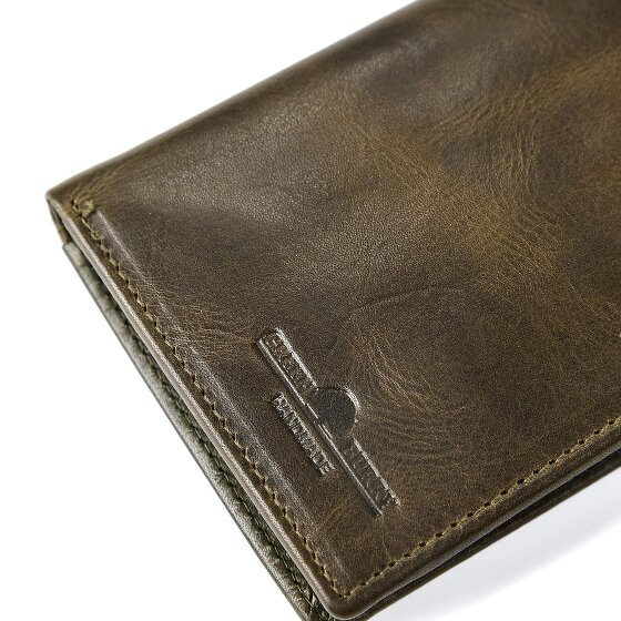 Greenburry Newport Geldbörse RFID Schutz Leder 12.5 cm