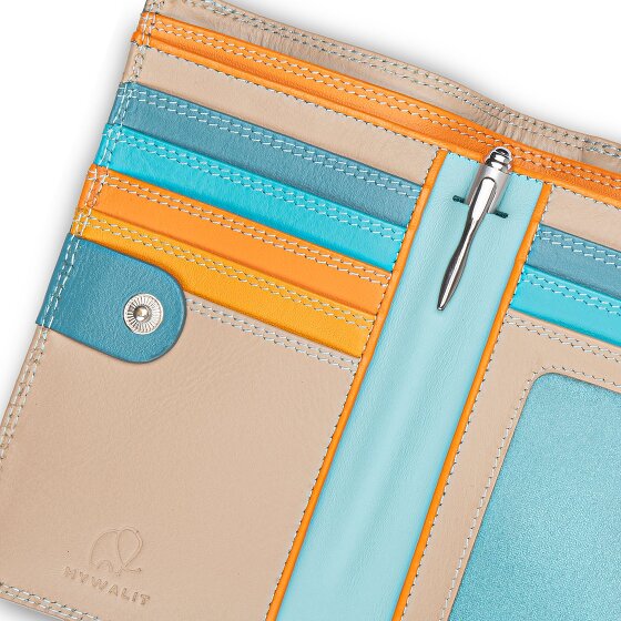 Mywalit Geldbörse RFID Schutz Leder 8 cm