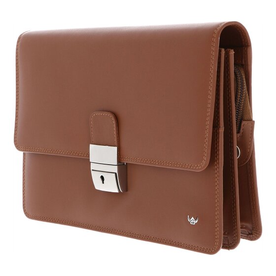 Golden Head Polo Herrentasche Handgelenktasche Leder 23 cm