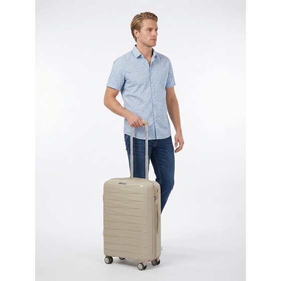 Franky London 4 Rollen Kabinentrolley S 55 cm mit Dehnfalte