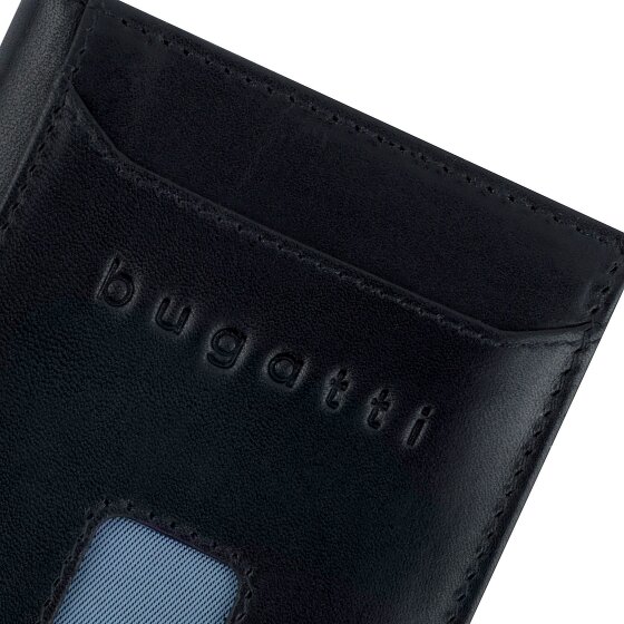 bugatti Secure Slim Geldbörse RFID Schutz Leder 8 cm