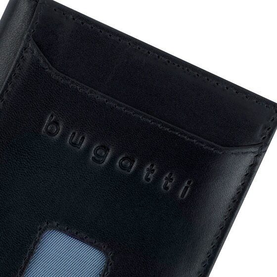 bugatti Secure Slim Geldbörse RFID Schutz Leder 8 cm