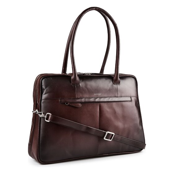 Burkely Ledger Aktentasche Leder 40 cm Laptopfach