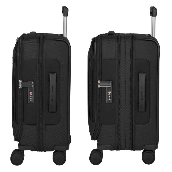 Victorinox Werks Traveler 7.0 4 Rollen Kabinentrolley 55 cm Laptopfach mit Dehnfalte