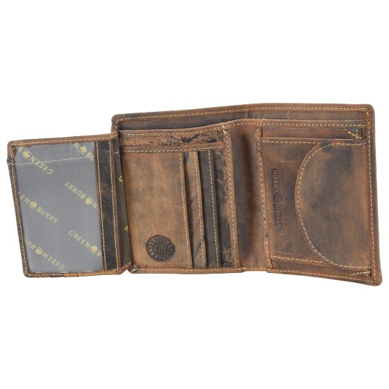 Greenburry Vintage Adler Geldbörse Leder 9,5 cm