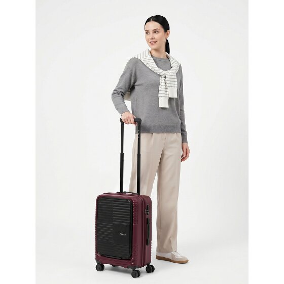 Redolz Essentials 17 2.0 4 Rollen Kabinentrolley 55 cm Laptopfach mit Dehnfalte