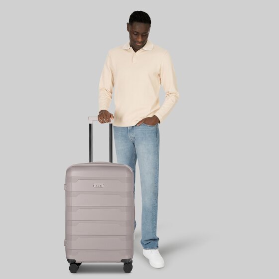 d&n South Dakota 4 Rollen Trolley M 66 cm mit Dehnfalte