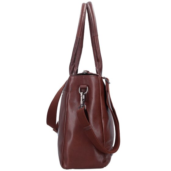 Plevier Rock Copal Schultertasche Leder 44 cm Laptopfach