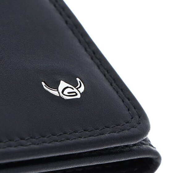 Golden Head Polo Geldbörse RFID Schutz Leder 10 cm