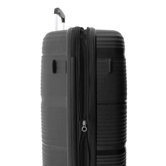 Gladiator 0800 4 Rollen Trolley 76 cm mit Dehnfalte