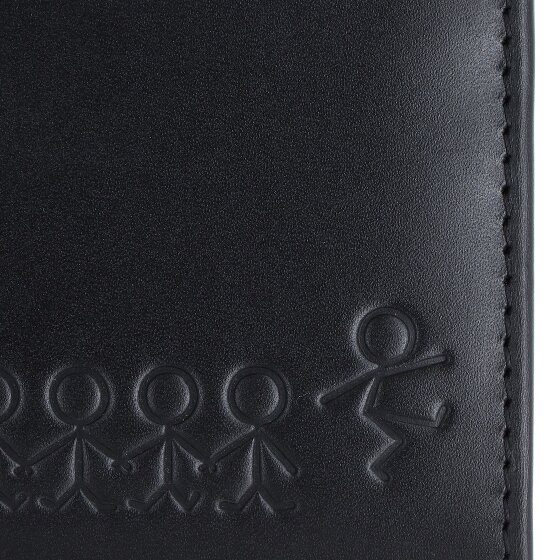 oxmox Leather Geldbörse RFID Schutz Leder 12 cm