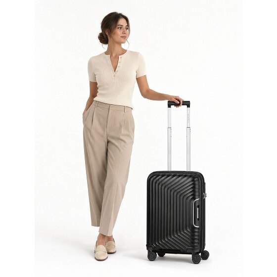 Redolz Essentials 01 4 Rollen Kabinentrolley 53 cm mit Dehnfalte