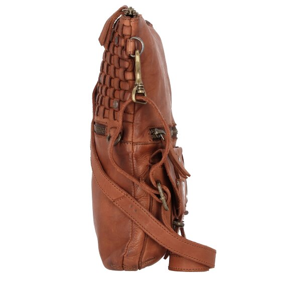 Harbour 2nd Soft Weaving Phillipine Umhängetasche Leder 30 cm