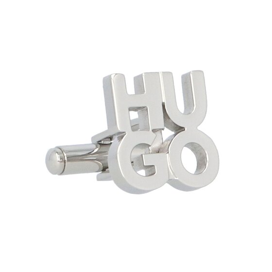 Hugo E-Stacked Manschettenknöpfe Edelstahl 1,5 cm