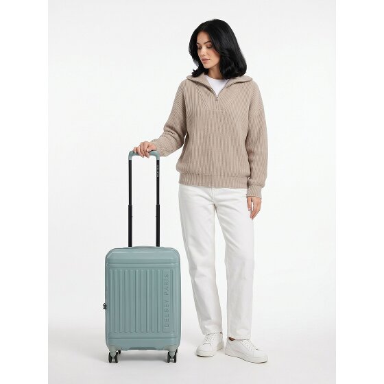 Delsey Paris Lutece 4 Rollen Kabinentrolley 55 cm mit Dehnfalte