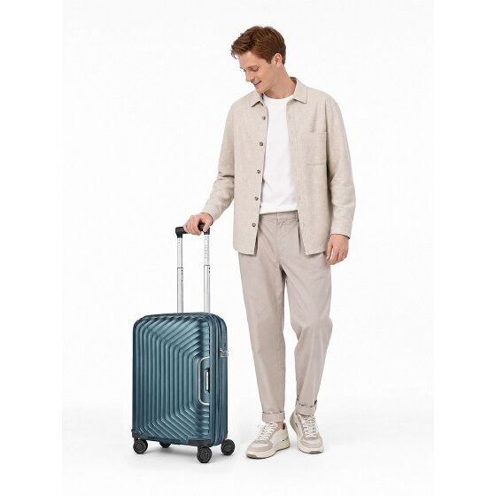 Redolz Essentials 01 4 Rollen Kabinentrolley 53 cm mit Dehnfalte