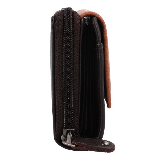 Greenburry Nappa Geldbörse RFID Schutz Leder 14 cm