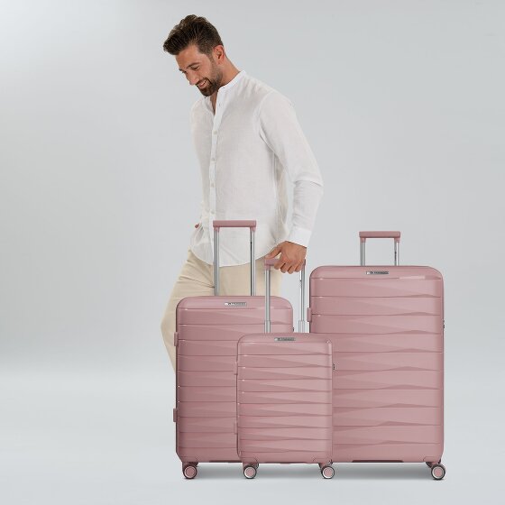 Franky London 4 Rollen Kofferset 3-teilig mit Dehnfalte