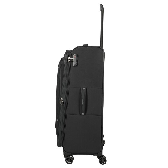 Travelite Umbria 4 Rollen Trolley L 77 cm mit Dehnfalte