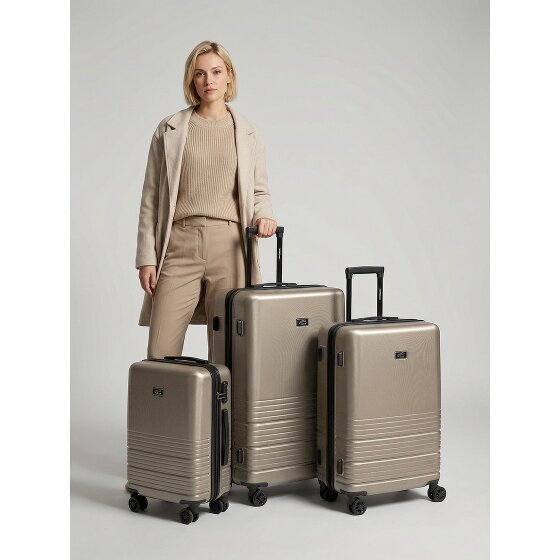 camel active Hanoi 4 Rollen Kofferset 3-teilig mit Dehnfalte