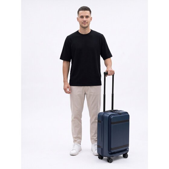 The Chesterfield Brand Zuna 4 Rollen Kabinentrolley S 55 cm Laptopfach