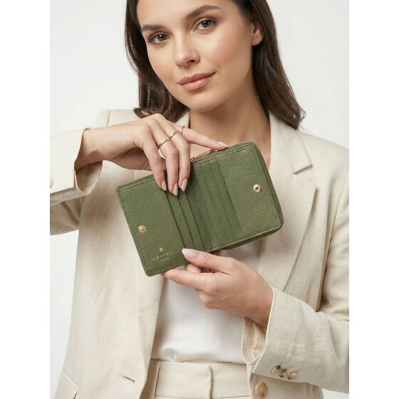 Lazarotti Bologna Leather Medium Zip-Around Geldbörse Leder 10 cm