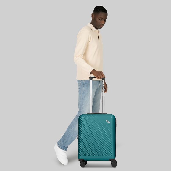 Check.In Paradise 2.0 4 Rollen Kabinentrolley S 55 cm mit Dehnfalte