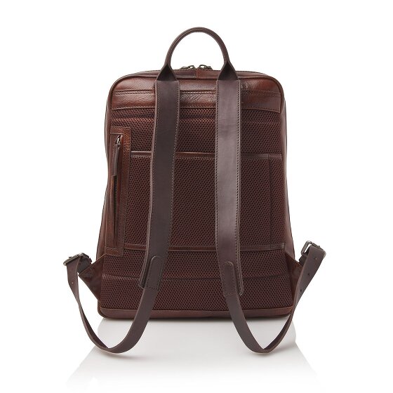 Castelijn & Beerens Rien Rucksack RFID Leder 40 cm Laptopfach