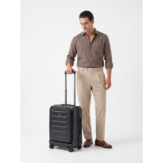 Stratic Phoenix 4 Rollen Kabinentrolley S 55 cm mit Dehnfalte
