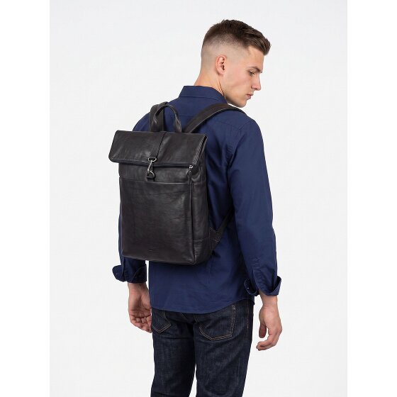 Jost Glasgow Daypack RFID Schutz Leder 42 cm Laptopfach