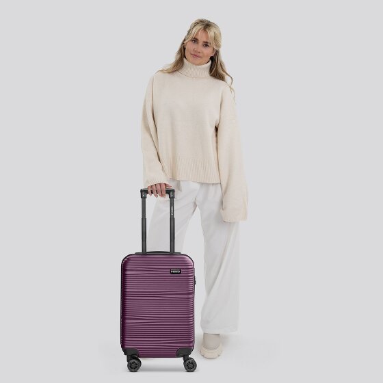 Redolz Essentials 16 CABIN 4-Rollen Kabinentrolley 55 cm slim
