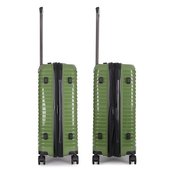 Stratic Bright+ 4 Rollen Trolley M 66 cm mit Dehnfalte