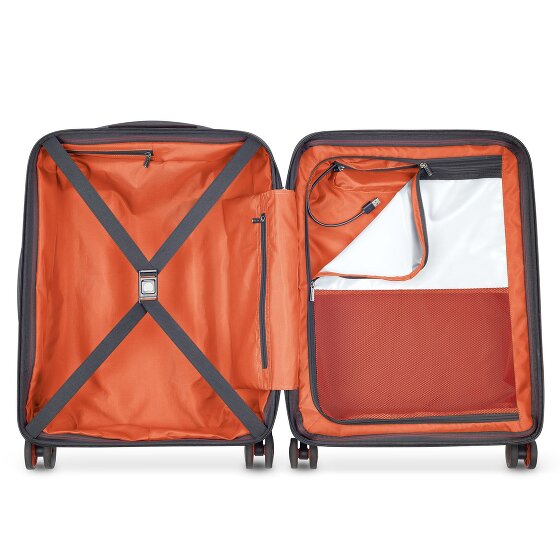 Delsey Paris Cactus 4-Rollen Kabinentrolley Slim Line 55 cm