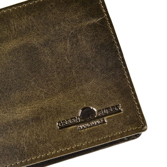 Greenburry Newport Geldbörse RFID Schutz Leder 11 cm