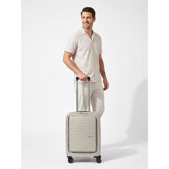 Redolz Essentials 17 2.0 4 Rollen Kabinentrolley 55 cm Laptopfach mit Dehnfalte
